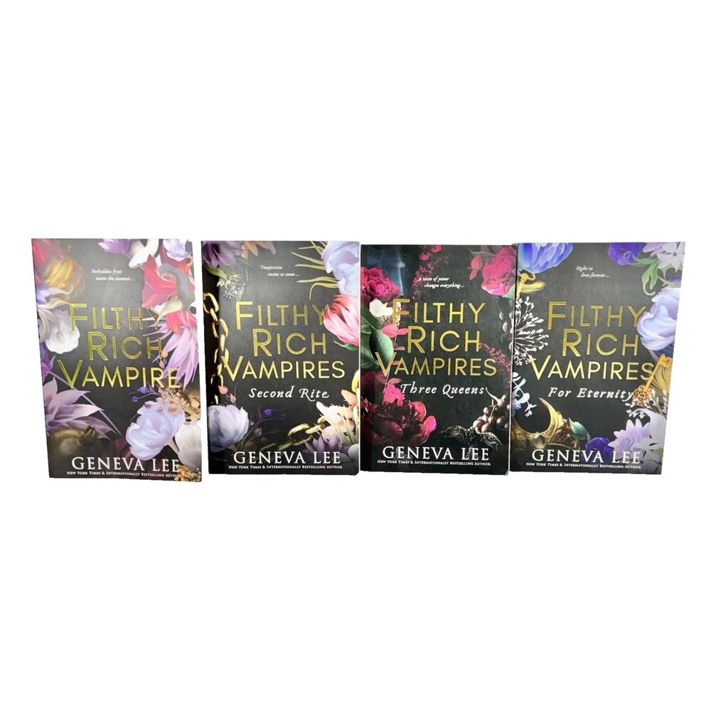 Filthy Rich Vampires Series By Geneva Lee 4 Book Collection Set Unread Paperback